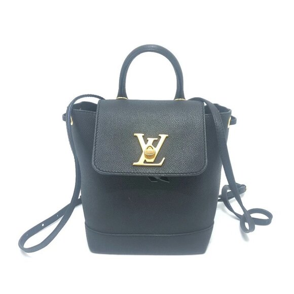 LOUIS VUITTON M54573 rock Me Backpack Bag Backpack Leather Black/GoldHardware - Picture 1 of 16